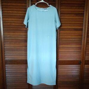L.L. Bean Light Blue Maxi Dress